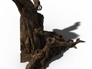 zhongnanshan - beautiful personality tree root 01 3D Model
