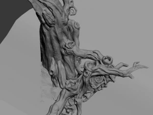 zhongnanshan - beautiful personality tree root 01 3D Model