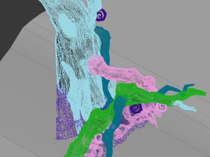 zhongnanshan - beautiful personality tree root 01 3D Model