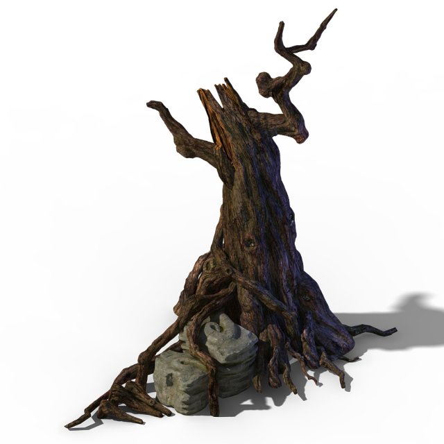 zhongnanshan - beautiful personality tree root 02 3D 모델 .c4d .max .obj .3ds .fbx .stl .blend 