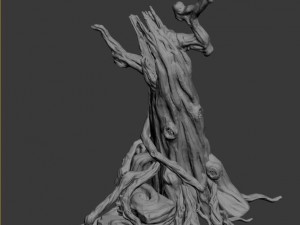 zhongnanshan - beautiful personality tree root 02 3D 모델