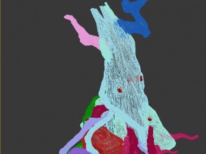 zhongnanshan - beautiful personality tree root 02 3D 모델