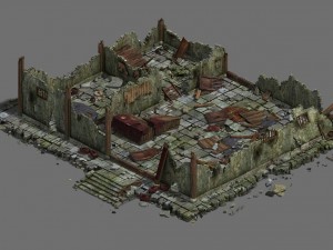 city - architecture - ruins 01 3D 模型
