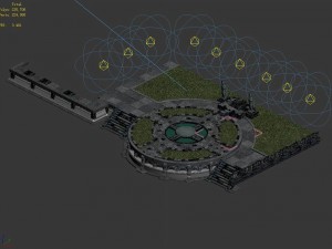 church hospital - church center platform 03 3D 모델