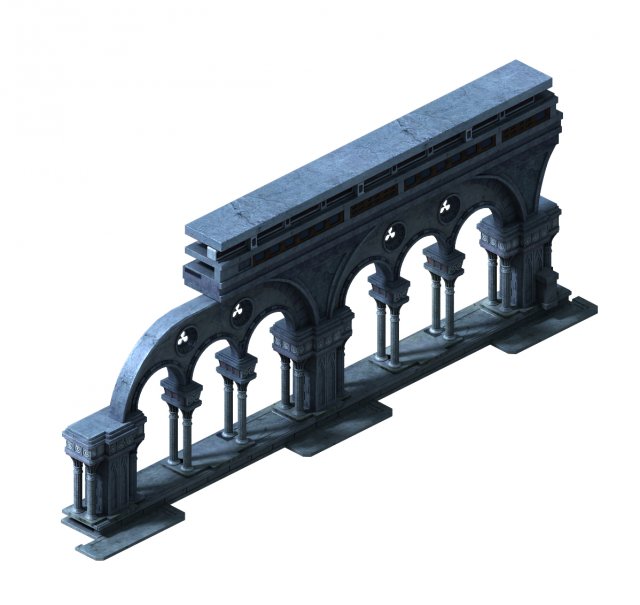 church hospital - church pillar 01 3D Модель .c4d .max .obj .3ds .fbx .stl .blend