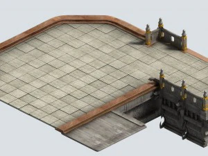 magisch paleis - de vloer 01 3D Model