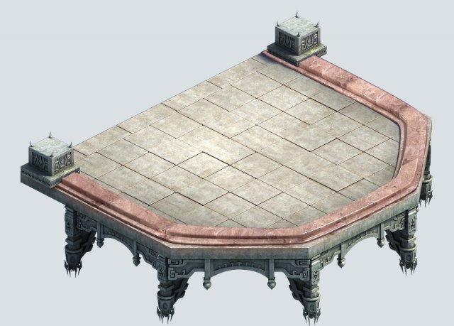 magic palace - the floor 03 Modello 3D .c4d .max .obj .3ds .fbx .stl .blend 