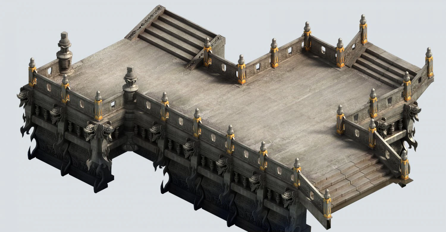 magic palace - the floor 07 3D Model .c4d .max .obj .3ds .fbx .stl .blend