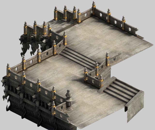 magic palace - the floor 08 3D Modell .c4d .max .obj .3ds .fbx .stl .blend