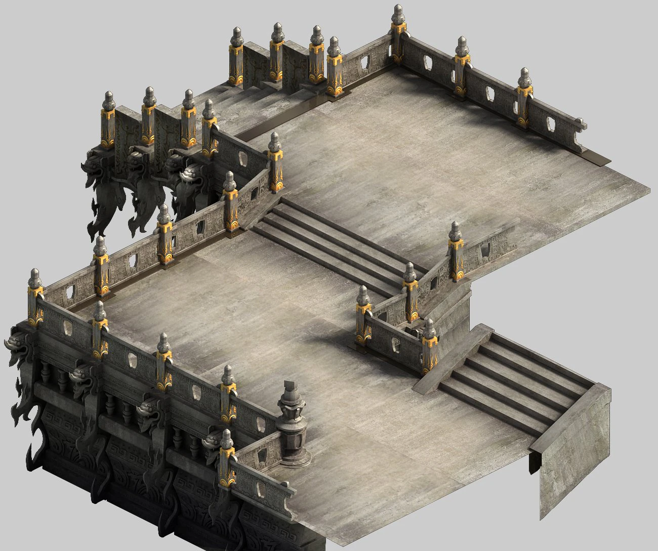 magic palace - the floor 08 3D Model .c4d .max .obj .3ds .fbx .stl .blend 