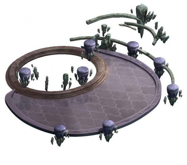 magic palace - the floor 12 Model 3D .c4d .max .obj .3ds .fbx .stl .blend 