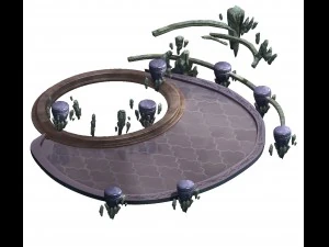 魔法の宮殿 - 12階 3Dモデル