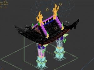 magic palace - the front of the house 02 Modello 3D