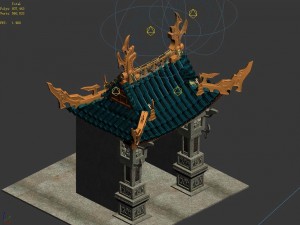 magic palace - the front of the house 02 Modello 3D