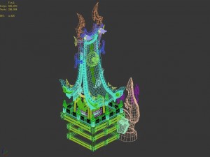 magic palace - attic 02 3D Model
