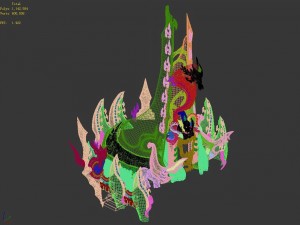 magic palace - dragon palace 01 3D 模型