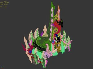 magic palace - dragon palace 01 3D Model