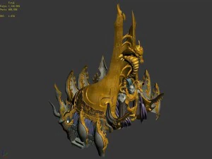 magic palace - dragon palace 01 3D Model