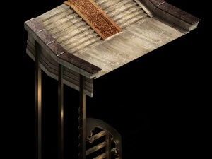 magic palace - stairs 02 3D Model