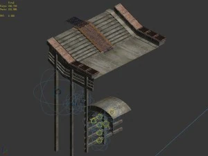 magic palace - stairs 02 3D Model