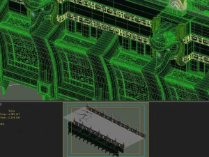 magic palace - stone bridge 03 3D Model