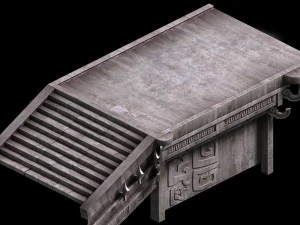 magic palace - stone bridge 05 3D Model