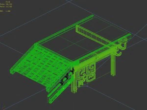 magic palace - stone bridge 05 3D Model