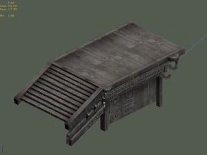 magic palace - stone bridge 05 3D Model