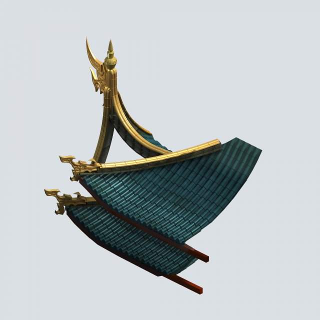 magic palace - roof 02 3D-Modell .c4d .max .obj .3ds .fbx .stl .blend 