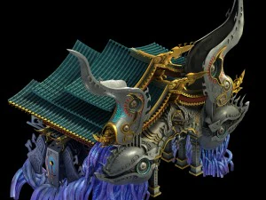 Дворец дьявола &mdash; центральное здание 3D Модель