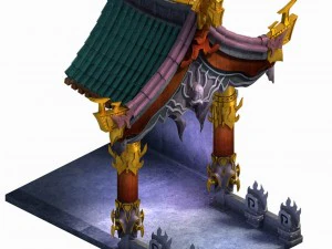 마법의 궁전 - 장식실 01 3D 모델