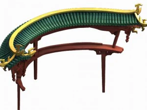 palacio del demonio - torre decorativa 03 Modelo 3D
