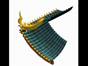 magic palace - decorative roof 01 3D Model