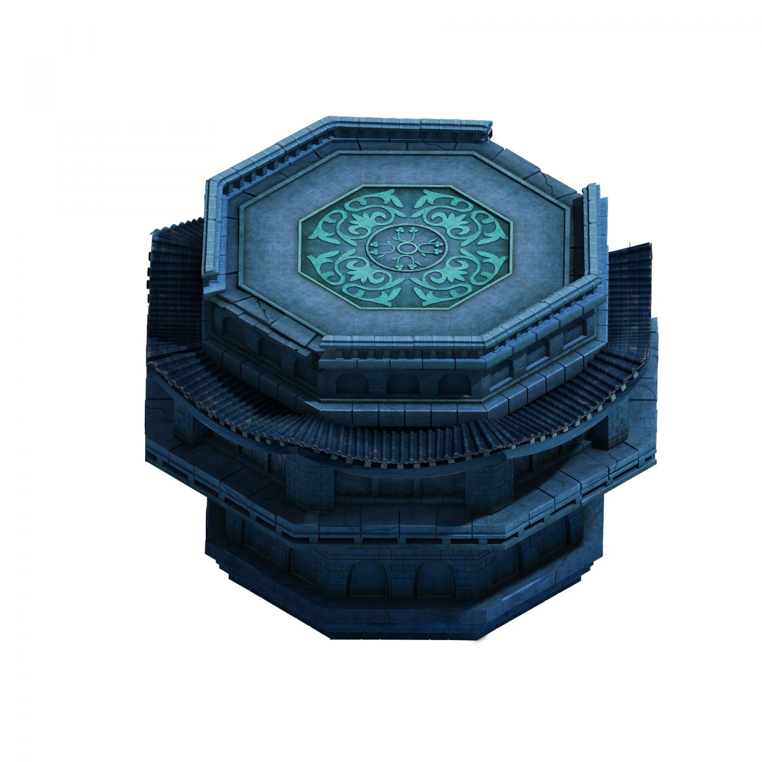 magic palace - religion - p plus platform 01 3D Model .c4d .max .obj .3ds .fbx .stl .blend 