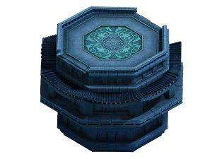 magic palace - religion - p plus platform 01 3D Model
