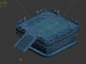 magic palace - religion - building platform 01 3D Model