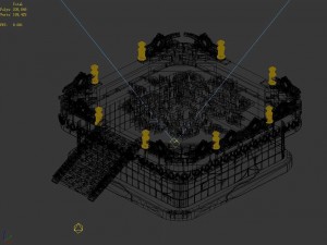 magic palace - religion - building platform 01 Modello 3D