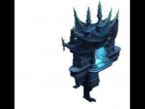 magic palace - religion - building 001 3D Model