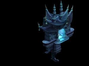 magic palace - religion - building 001 3D Model