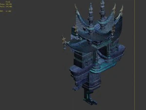 magic palace - religion - building 001 3D Model