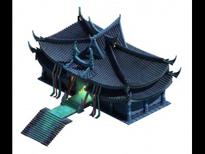 magic palace - religion - building 002 Modelo 3D