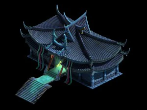 magic palace - religion - building 002 3D Model