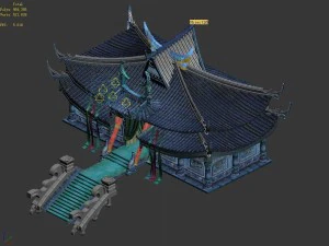 magic palace - religion - building 002 3D Model
