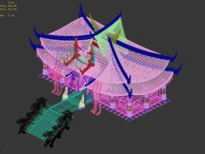 magic palace - religion - building 002 3D Model