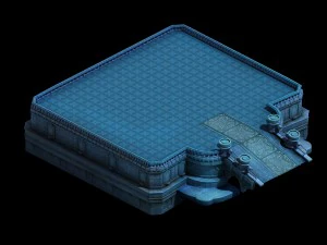 magic palace - religion - platform 002 3D Model