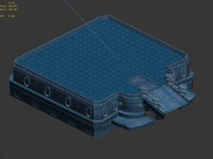 magic palace - religion - platform 002 3D Model