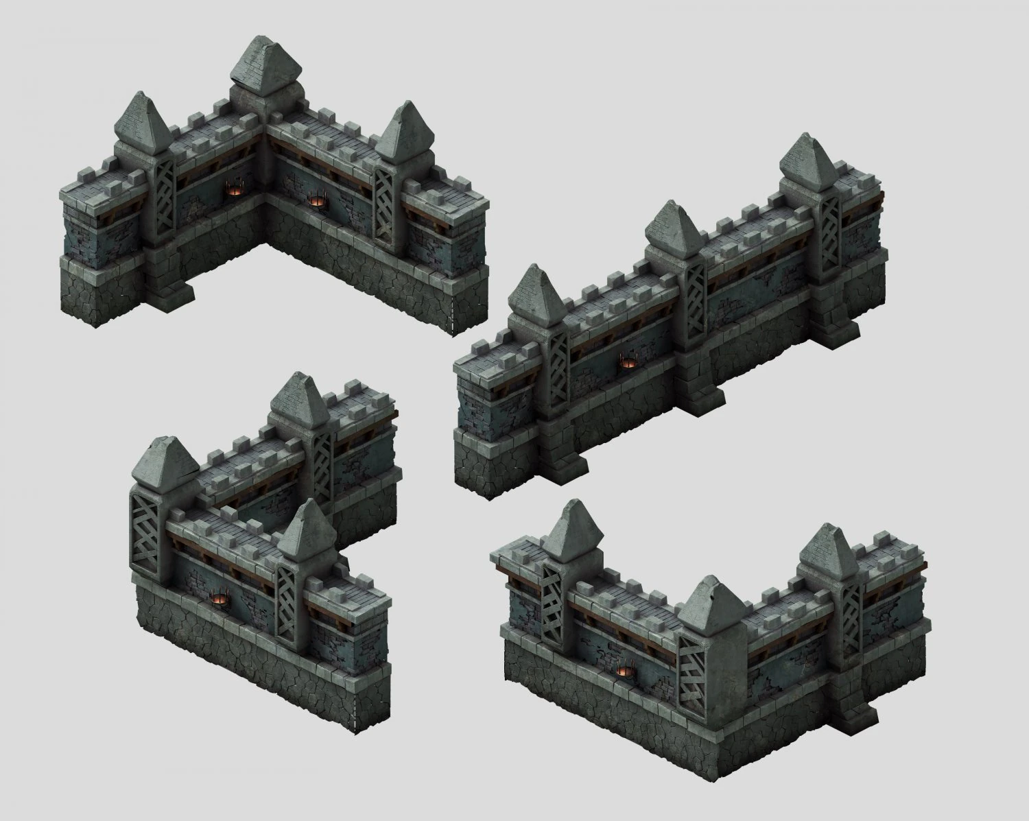 vampire - monastery exterior 3D Model .c4d .max .obj .3ds .fbx .stl .blend 