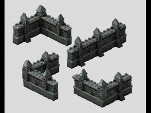vampire - monastery exterior Modèle 3D