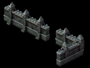 vampire - abbey facade 02 Modèle 3D