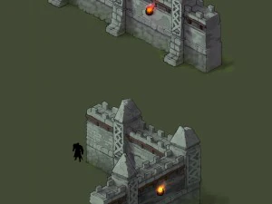 vampire - abbey facade 02 3D Model
